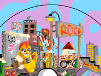 How i Imagine the inside of a pokeball