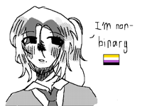 Non binary struggles😭