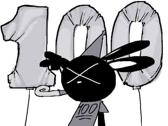 100 FOLLOWERS!! WOOOOOO