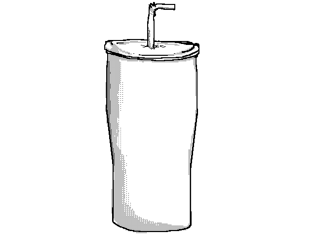 cup and straw
