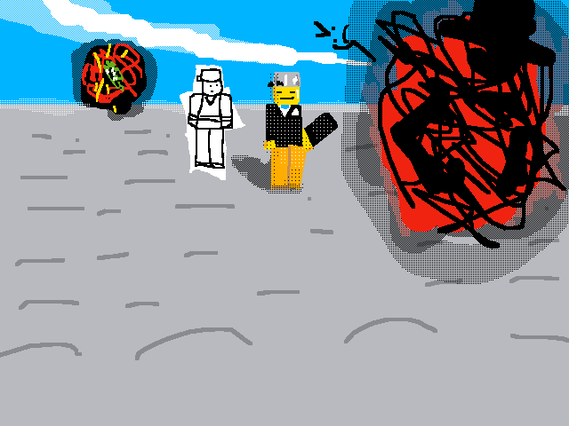 3 entitys 2 tin pots