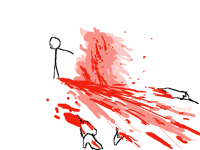[gore and blood] backhand cleave