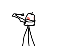 Cannon:a old acrobatic with mild ptsd and w artist