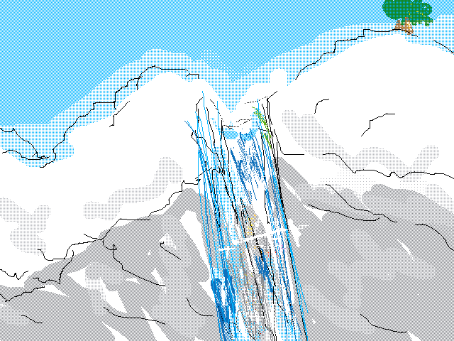 waterfall of the heavens