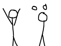 stick boy and stick kid