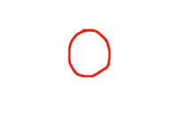 i hired this red circle to be stared at