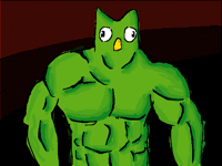 He’s the strongest parrot