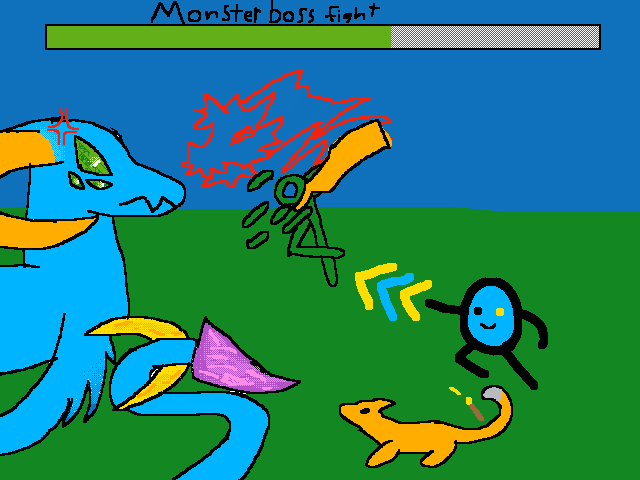 Monster boss fight collab