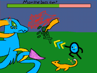Monster boss fight collab