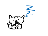 sleeping squirrel