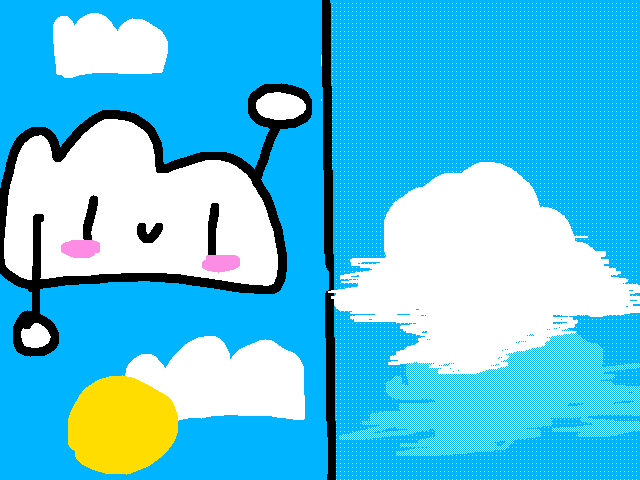Draw cloudy in YOUR style!
