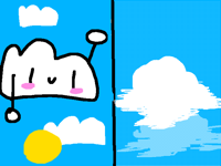 Draw cloudy in YOUR style!