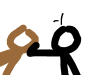 Hitting 1 damage (x5)