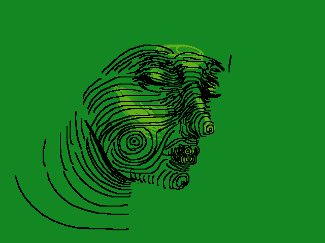 Green and black
