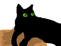 Black hairy thing attempts to resuscitate a bag