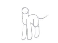 Animation study tail wag
