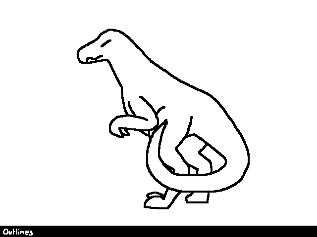 Drawing dino