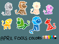 April fools color test