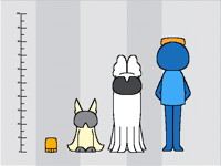 My OC’s height in cm