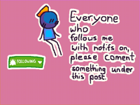 Who has notifs on my acc on?