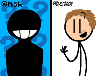 Drawed how I think mista looks like IRL stickmannn