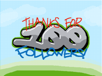 THANKS FOR 100 FOLLOWERS!