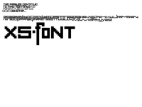 XS font