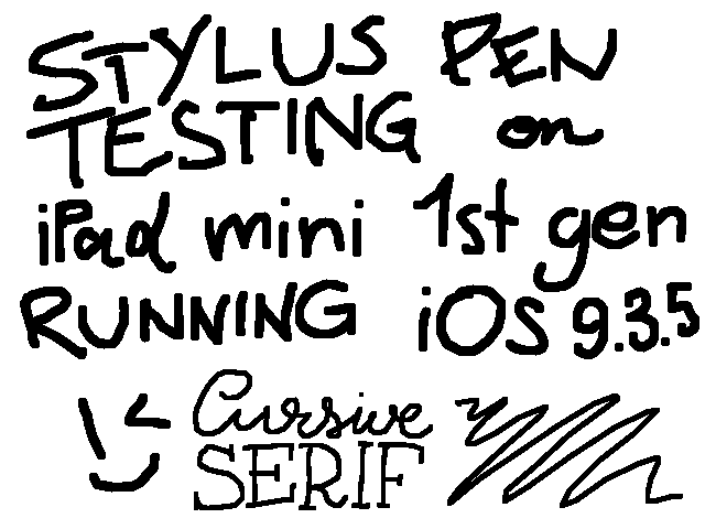 Stylus pen testing