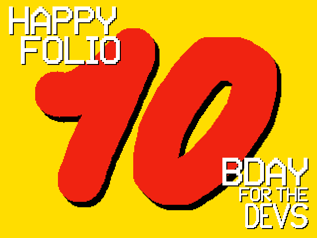 Happy late bday for the devs