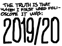 Telling the truth…