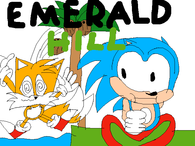 Sonic 2 level art WIP