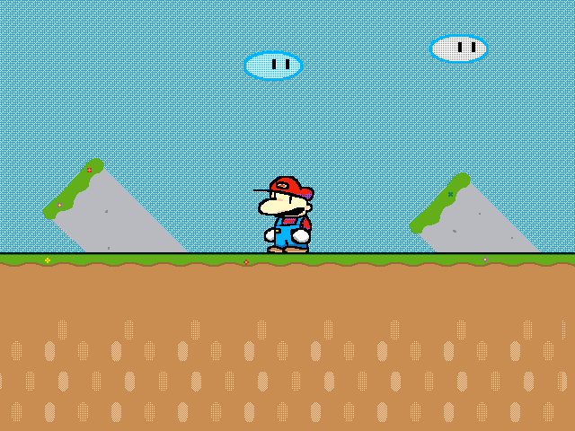 Mario standing here for 10 minutes