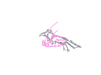 Badly animated take flight