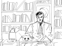 harley sawyer sketch - poppy playtime