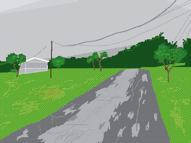 A foggy day