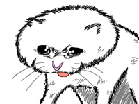 ;P