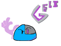 Geli in a cyberpunk city