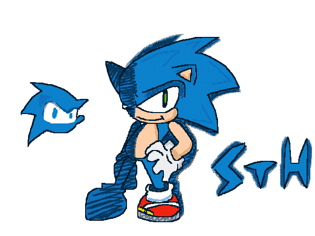 I love this style of sonic :D