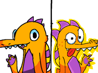 Redraw dis Spinosarus (I called him Seth)