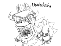 Bowser doodle