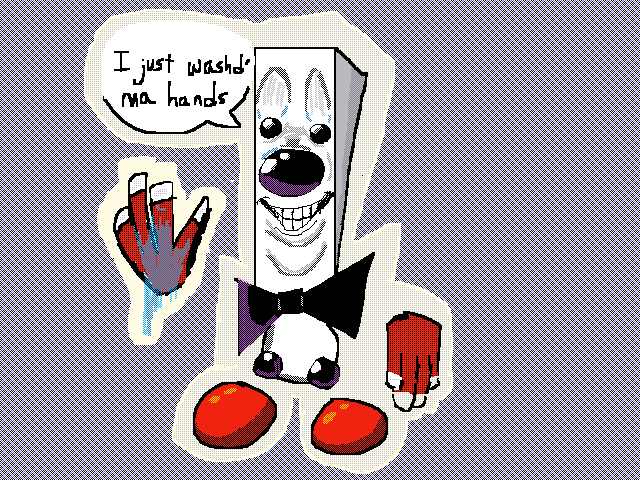 Shake his hand-?
