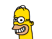 Homer n Marge Simpson