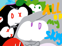 all of my skins/designs for my oc, P3BBLE!!