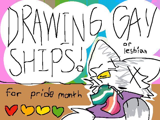 drawing gay/les ships!