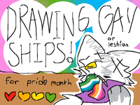 drawing gay/les ships!