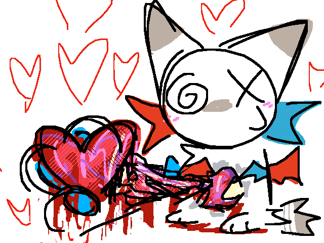 i love you guys. .Heres my heart