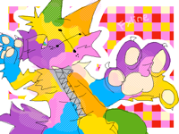 pincoushin cat oc speedpaint!