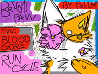 brightpaw running yip yip