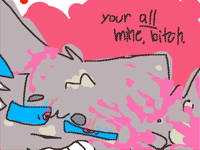 ashingfur and his yandere self