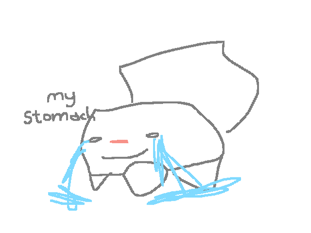 i just threw up now my stomach hurts